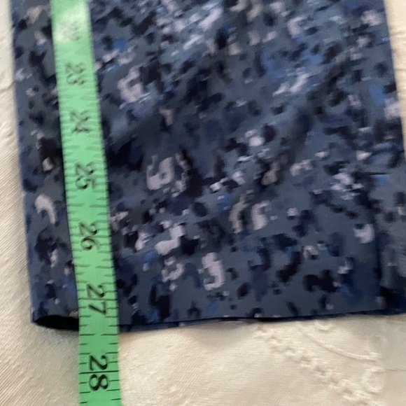 Athleta Brooklyn Ankle Pant Women size 4 Captivate Chrome Blue Travel Active - Picture 13 of 13